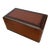 Mid 20th Century Red Leather Humidor Box For Sale