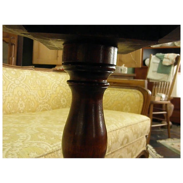 18th Century Mahogany American Tilt Top Tea Table or Candle Stand For Sale - Image 11 of 16