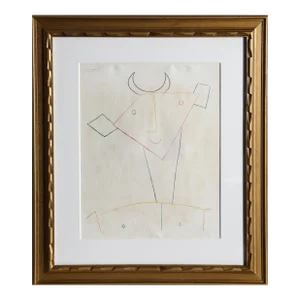 Buste de Faune, Pablo Picasso Pochoir