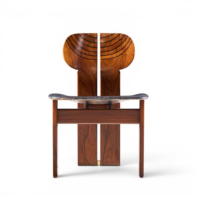 Mid 20th Century Afra & Tobia Scarpa for Maxalto Africa Mid Century Chairs - Pair For Sale - Image 5 of 13