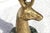 Metal 1980s Petites Choses Brass Deer Candelabra With Green Marble Base For Sale - Image 7 of 8