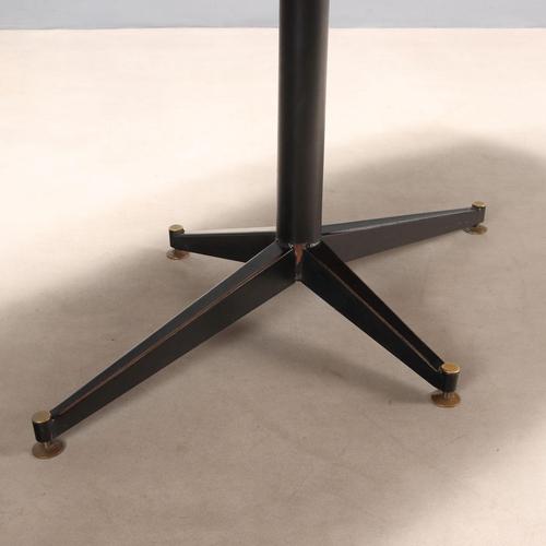 Vintage Italian Table in Teak and Enamelled Metal, 1960s For Sale - Image 6 of 11