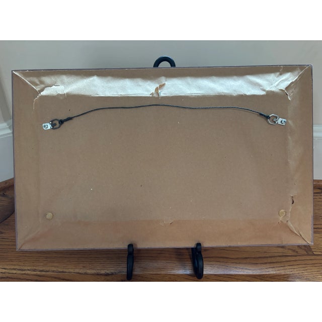 Late 20th Century G.W. Seavey Framed Original Oil Painting Still Life Floral For Sale - Image 5 of 5