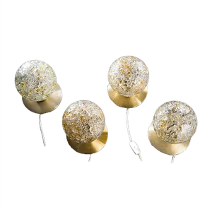 Mid-Century Frosted Glass Table Lamps from Doria Leuchten, Set of 4