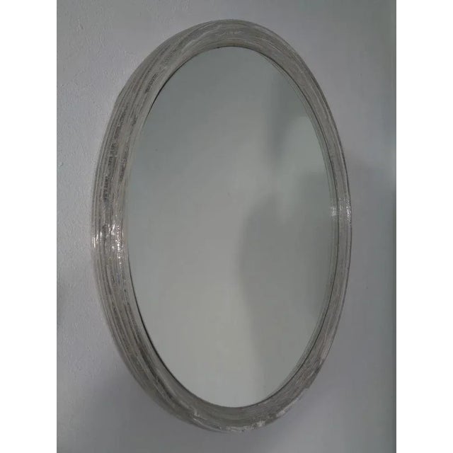 Large Acrylic Glass Mirror, 1970s For Sale - Image 8 of 14