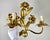 1960s Italian Florentine Wall Sconce in Gilt Metal with Curved Iron Leaves, 1960s For Sale - Image 5 of 9