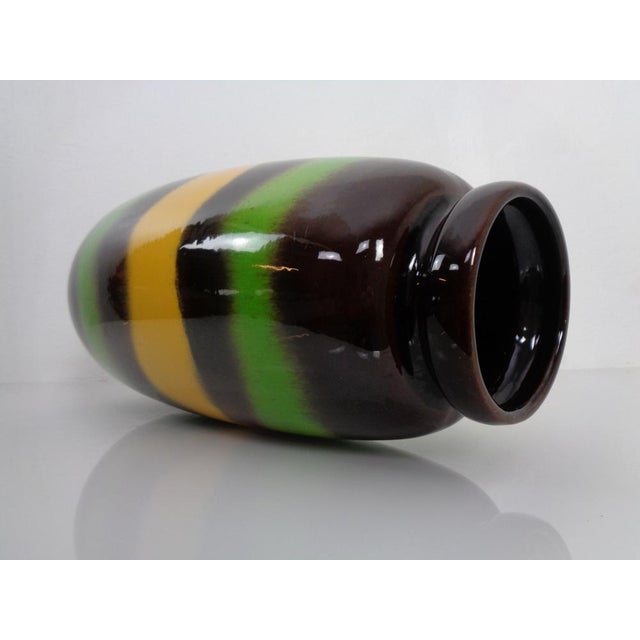Large Pop Art Model 284-47 Vase in Glazed Ceramic from Scheurich, Germany, 1970s For Sale - Image 11 of 18