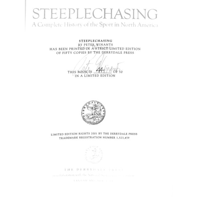 Traditional "Steeplechasing" 2001 Winants, Peter For Sale - Image 3 of 11