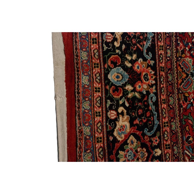 Vintage Mahal Rug - 12'4" X 19'1" For Sale - Image 9 of 10