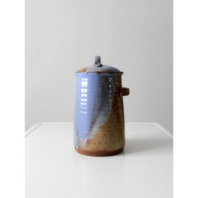 Ceramic Vintage Studio Pottery Jar For Sale - Image 7 of 13