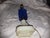 Great looking blue opaline like color in person. This has a milk glass base and stars pressed into the top blue glass...
