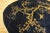 1920s Navy Blue Birds Flowers Antique Oval Chinese Peking Carpet 7'8" X 9'8" Knotted Wool Rug For Sale In New York - Image 6 of 12