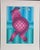 Turquoise 1989 Vintage Victor Vasarely the Golfer LTD Serigraph, Hand Signed Art in Turquois For Sale - Image 8 of 8