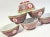 Pink Ornate Chinese Rice Bowls- Set of Six For Sale - Image 8 of 11