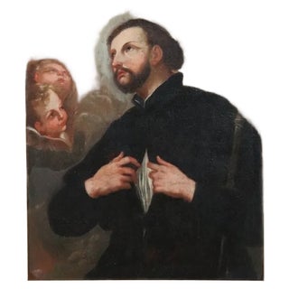 Saint Francesco Saverio, 1750, Oil on Canvas, Framed For Sale