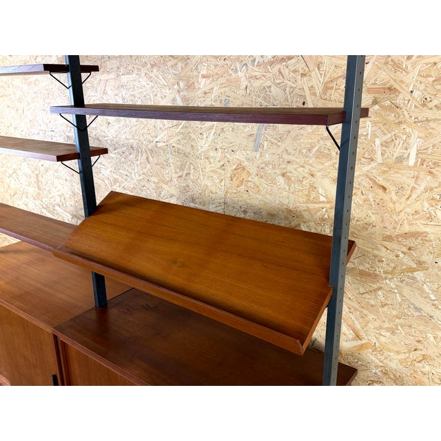 Vintage Swedish Teak Shelving System Wall Unit by Olof Pira, 1960s For Sale - Image 16 of 18
