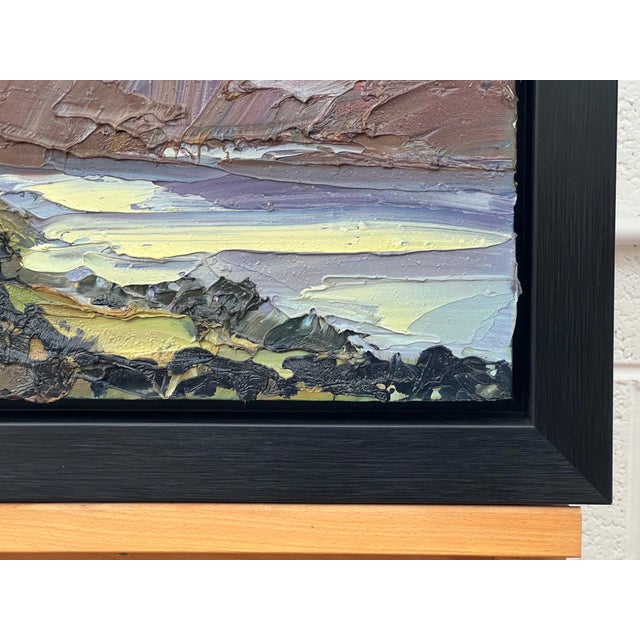 Impasto Oil Painting of Derwent Water in Keswick in the Lake District of England 2011 For Sale - Image 16 of 17