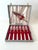 Silver Plate Dessert Forks with Server in Box - Set of 7 For Sale - Image 4 of 8