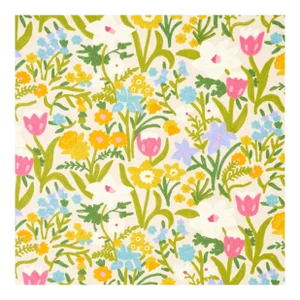 Schumacher Crewel Garden Fabric in Multi