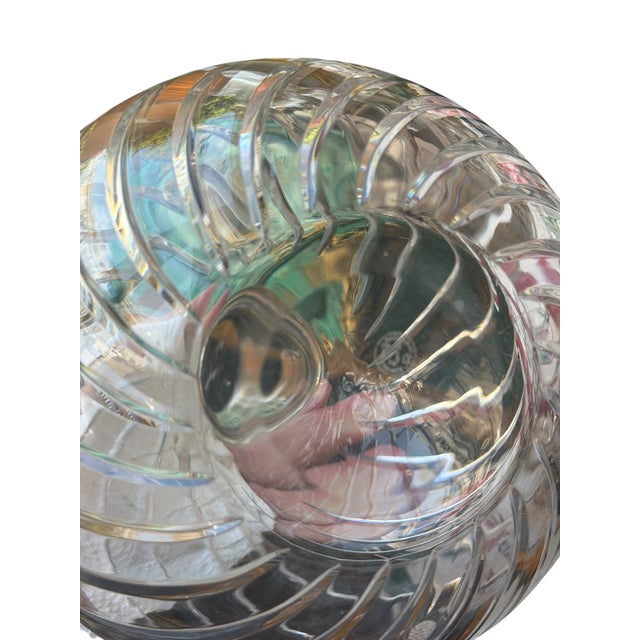 Baccarat Huge Baccarat French Crystal Bottle Vase For Sale - Image 4 of 4