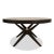 Coffee Niedermaier Fulton Round Dining Table W/ Leaves For Sale - Image 8 of 9