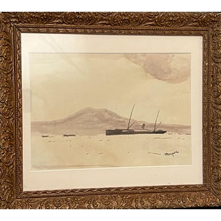 Albert Marquet, Seascape, Original Watercolor Drawing For Sale