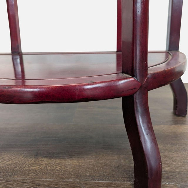 Brown Rosewood Display Stand For Sale - Image 8 of 8