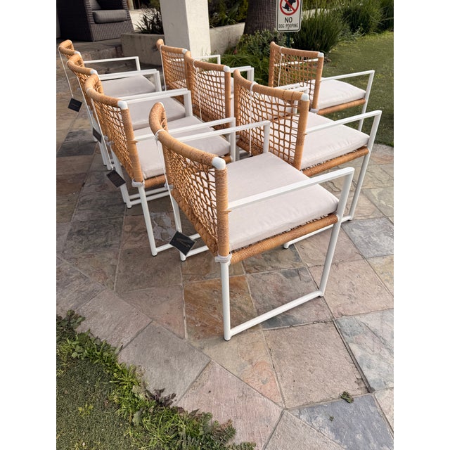 Harbour Outdoor Loop Dining Chairs, Set of Eight For Sale In San Francisco - Image 6 of 12