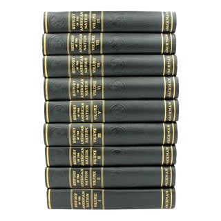 1920s Hardcover "History of the American Nation" by William J. Jackman - Complete Set of 9 For Sale