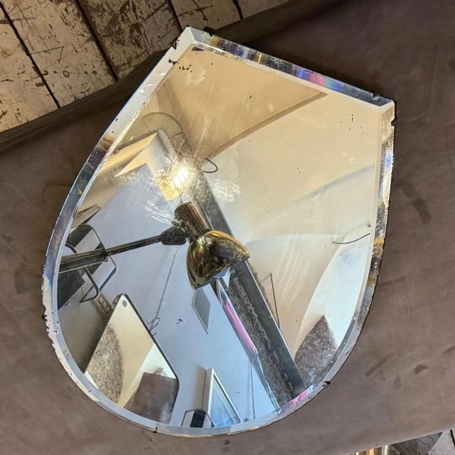 1930s Art Deco Italian Table Mirror by Luigi Fontana For Sale - Image 13 of 16