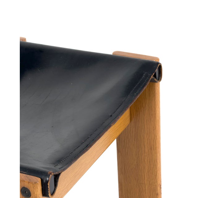Monk Dining Chairs by Afra and Tobia Scarpa for Molteni, 1970s, Set of 4 For Sale - Image 9 of 11