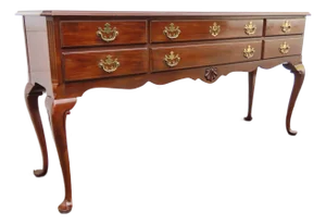 Drexel Long Narrow Library Console Entry Table 6394