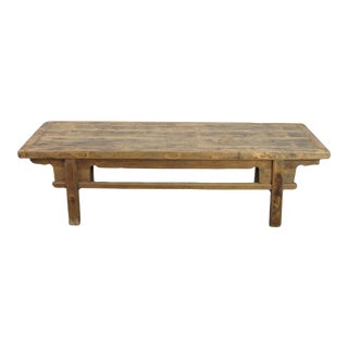 Natural Wood Color Countryside Coffee Table For Sale