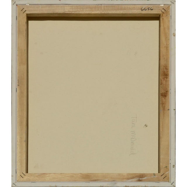 Abstract Green & Grey Abstract Geometric Composition by Tara McDonald For Sale - Image 3 of 4