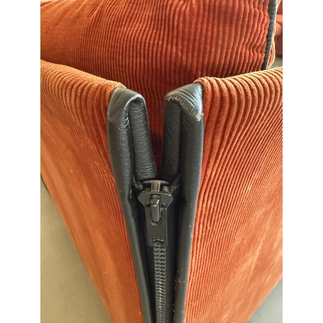 Vintage Italian Landeau Corduroy 9-Pieces Modular Sofa by Mario Bellini for Cassina, 1970s For Sale - Image 6 of 18