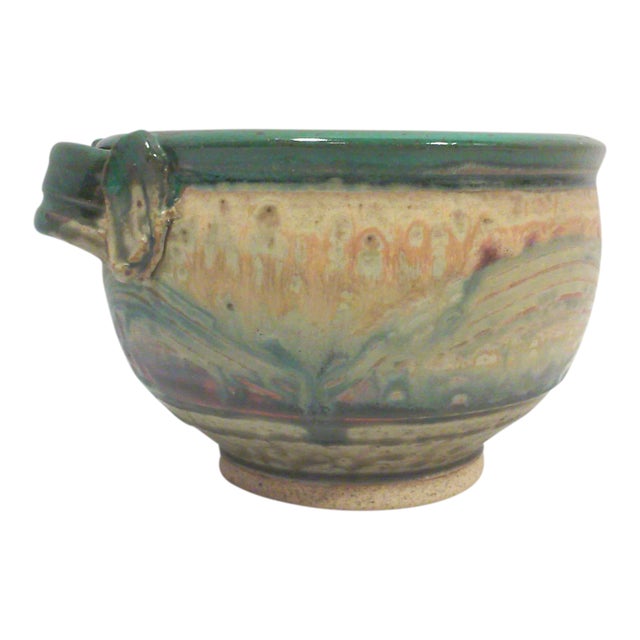 Hand Thrown Ceramic Decorative Bowl For Sale