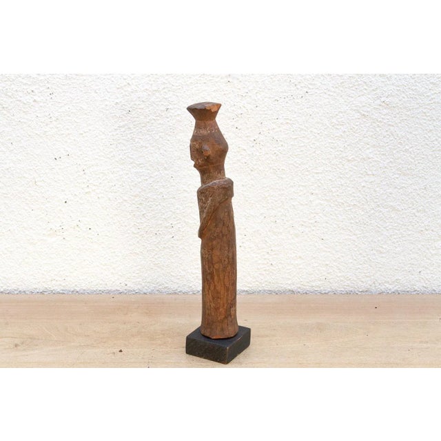 The Silent Observer, Antique African Tribal Sculpture For Sale In Los Angeles - Image 6 of 9