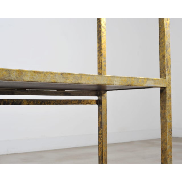 Pair of Oly Studio Gilt Iron 'Stella' Étagères Bookcase Shelves For Sale - Image 10 of 18