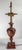 Mid-Century Decorative Toleware Tole Style Painted Red and Gold Table Lamp For Sale In New York - Image 6 of 13