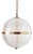 Large Clear Parisian Globe Pendant from Pure White Lines For Sale