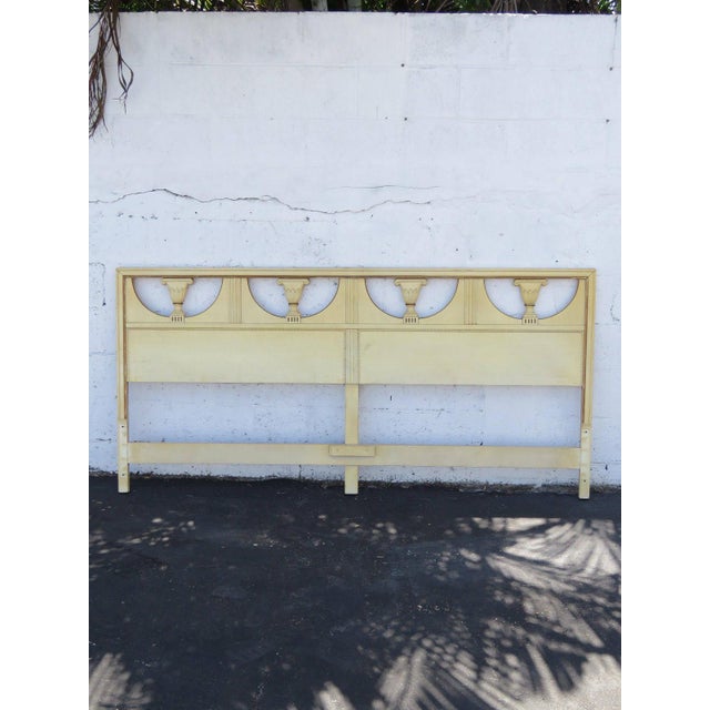 French Painted King Size Headboard Chairish