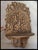 An Antique Victorian Shelf. The shelf is hand carved from wood and has nice attention to detail and a lovely old gold...