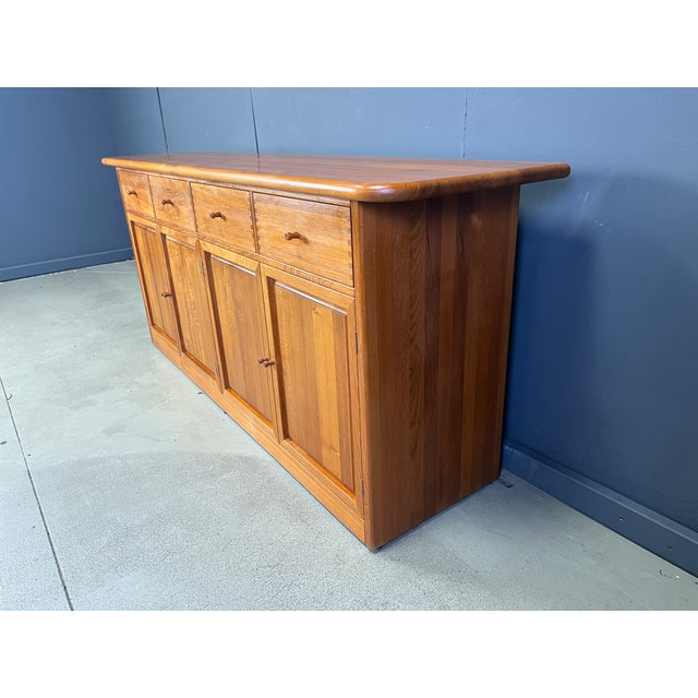 Wood Mid-Century Scandinavian Sideboard by Soren Nissen and Ebbe Gehl, 1970s For Sale - Image 7 of 15