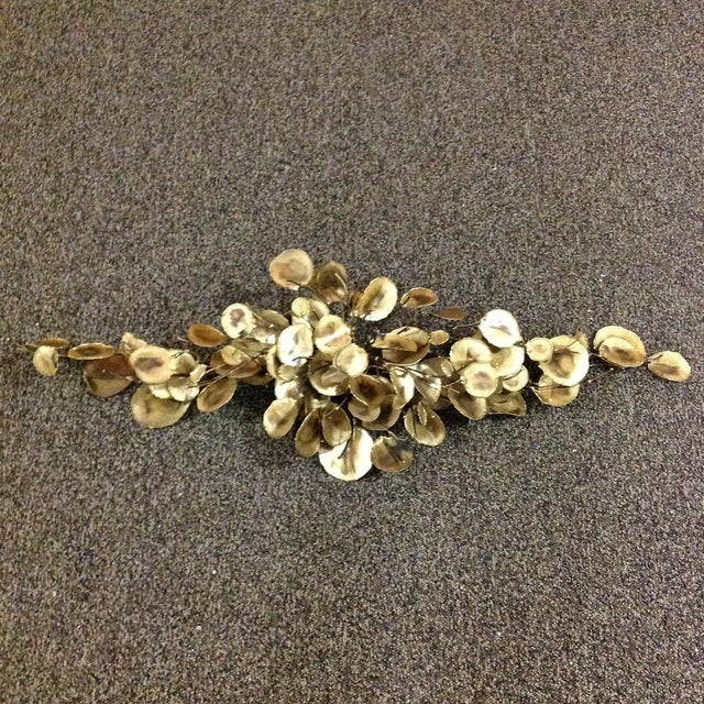 Offered is a large handmade vintage wall sculpture created in the style of Curtis Jere. There is some remnants of a...