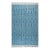 9x12 Stylish Marrakech Blue Tribal Geometric Modern Hand-Knotted Wool Carpet Rug For Sale