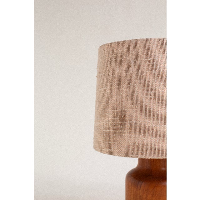 Kirk Copenhagen Teak Table Lamps, 1960s, Set of 2 For Sale - Image 4 of 6