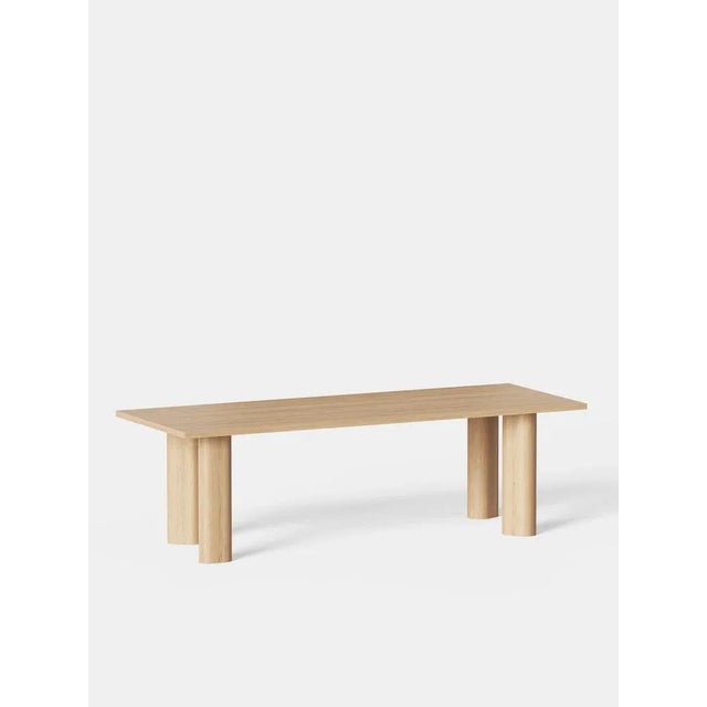 Galta Forte 240 Oak Dining Table by Kann Design Dimensions: D 90 x W 240 x H 72 cm. Materials: Natural oak. The Galta...