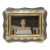 Green & Gold Italian Florentine Style Decorative Picture Frame For Sale