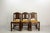 Vintage Spanish Oak Dining Chairs with Rush Seats, 1950, Set of 6 For Sale - Image 3 of 15