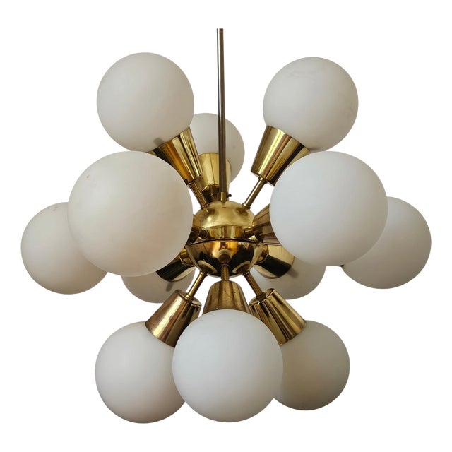 Mid-Century Sputnik Chandelier from Kamenicky Senov, 1970s For Sale